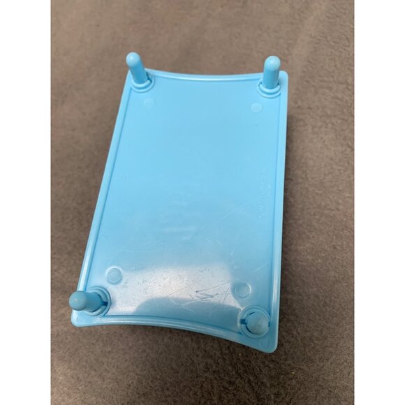 Mattel Barbie 2000 Toy Miniature Coffee Table Clear Top Dollhouse - Picture 4 of 9